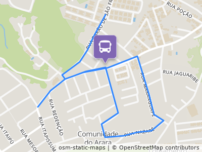 Mapa da parada