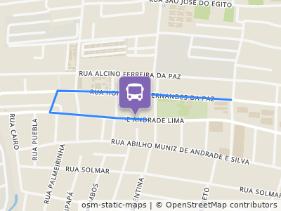 Mapa da parada