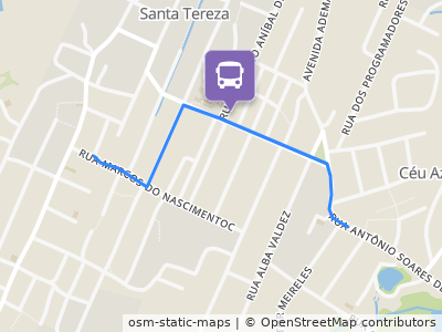 Mapa da parada