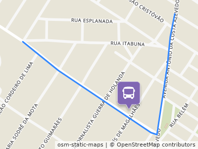 Mapa da parada