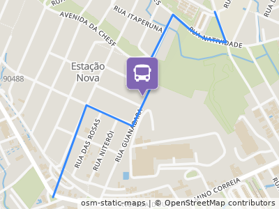 Mapa da parada