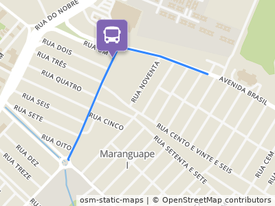 Mapa da parada