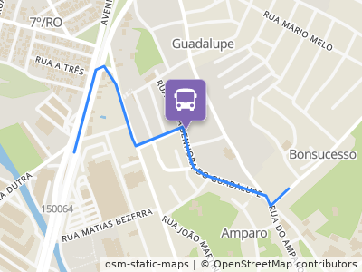 Mapa da parada