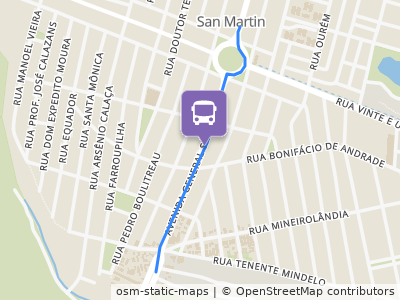 Mapa da parada