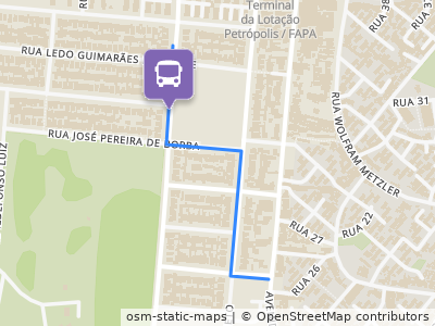 Mapa da parada