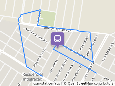 Mapa da parada