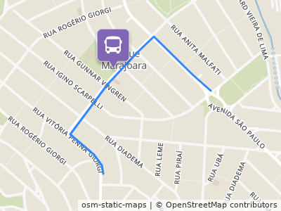Mapa da parada