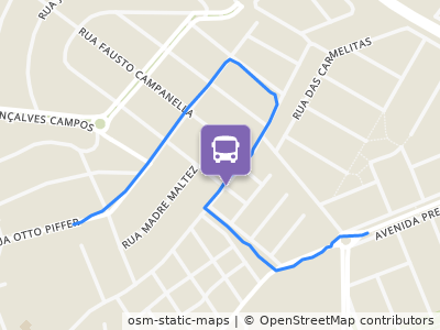Mapa da parada