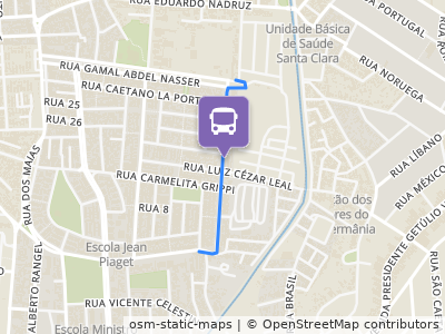 Mapa da parada