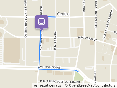 Mapa da parada