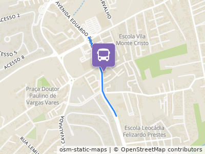 Mapa da parada