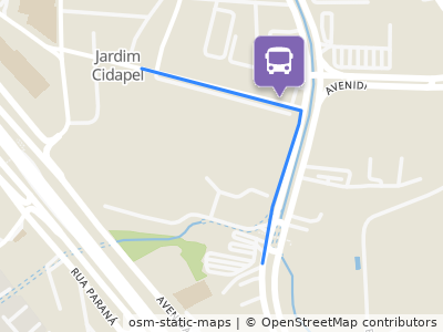 Mapa da parada