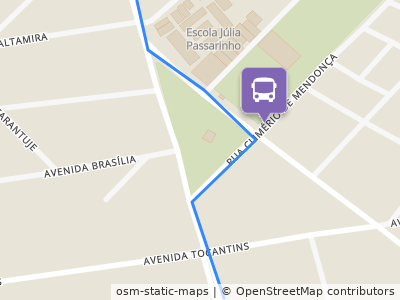Mapa da parada