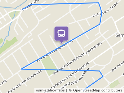 Mapa da parada