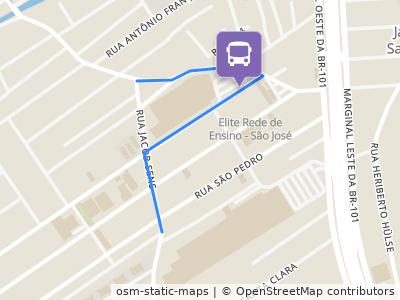 Mapa da parada