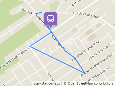 Mapa da parada