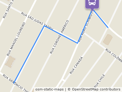 Mapa da parada