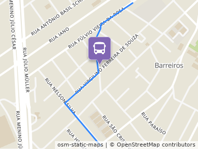 Mapa da parada