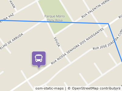 Mapa da parada