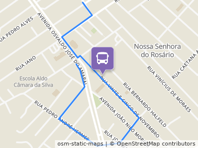 Mapa da parada