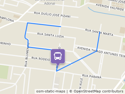 Mapa da parada