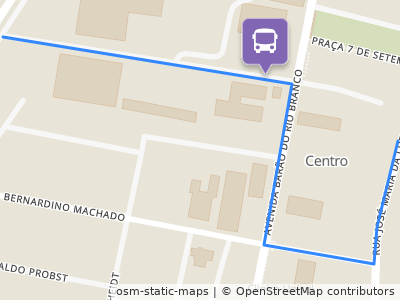 Mapa da parada