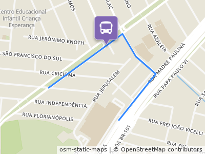 Mapa da parada
