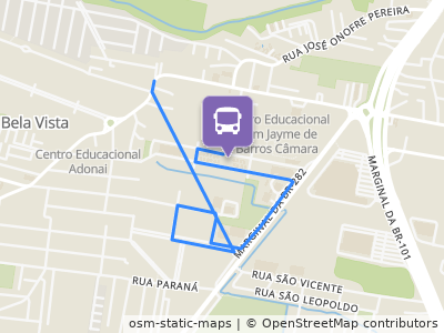 Mapa da parada