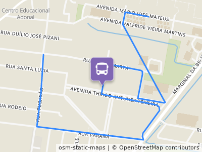 Mapa da parada