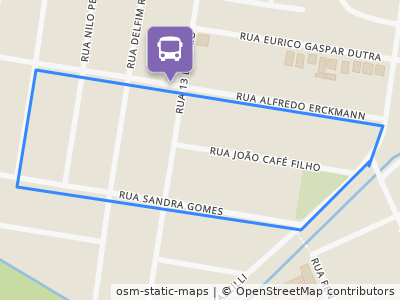 Mapa da parada
