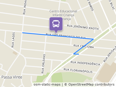 Mapa da parada