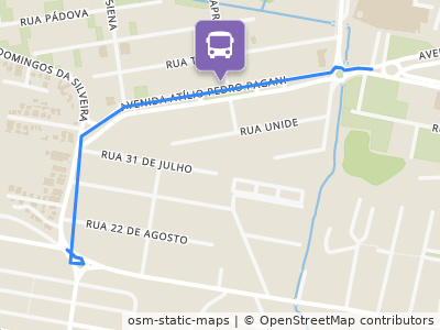 Mapa da parada