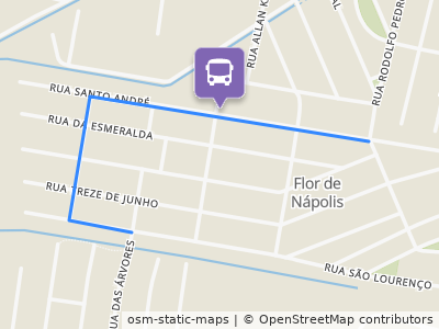 Mapa da parada