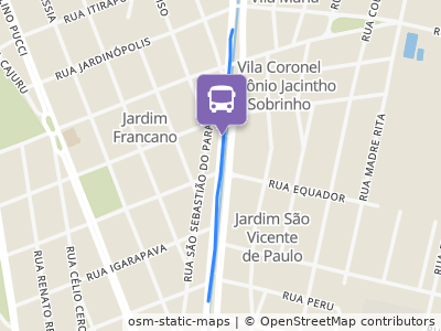 Mapa da parada