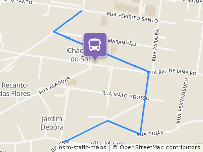 Mapa da parada
