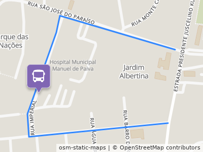 Mapa da parada