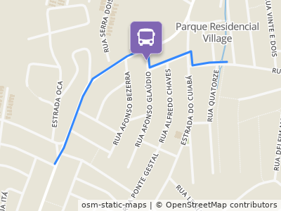 Mapa da parada