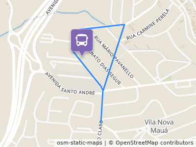 Mapa da parada