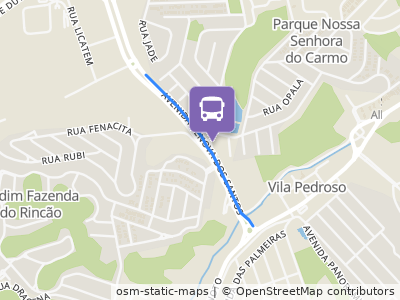 Mapa da parada