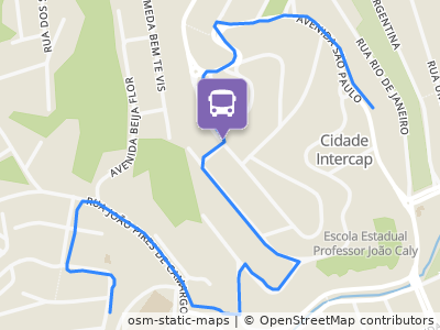 Mapa da parada