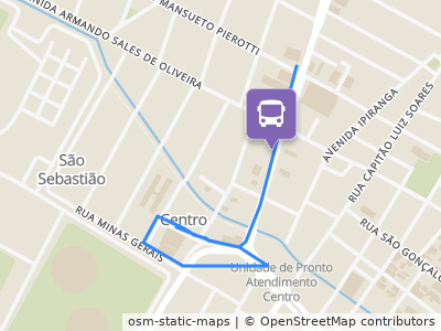 Mapa da parada
