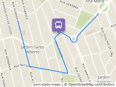 Mapa da parada