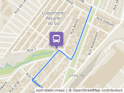 Mapa da parada