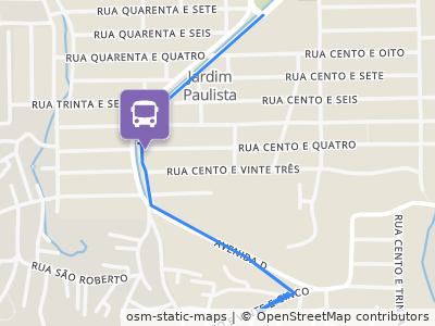 Mapa da parada