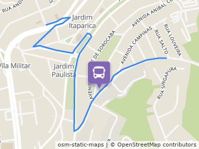Mapa da parada