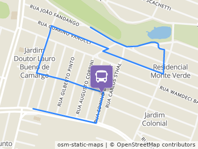 Mapa da parada