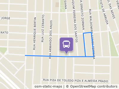 Mapa da parada