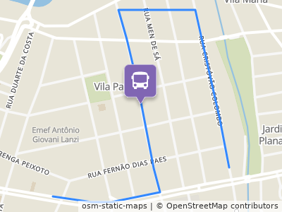 Mapa da parada