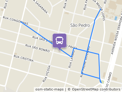 Mapa da parada