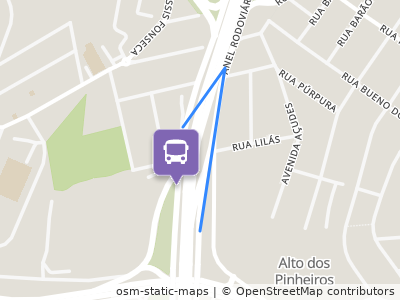 Mapa da parada